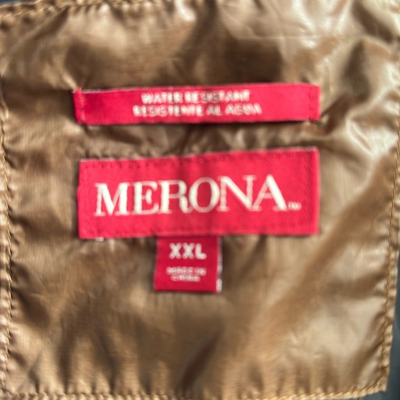 Merona Mens Military Field Jacket Water Resistant Utility Coat Navy Size XXL - Picture 8 of 8